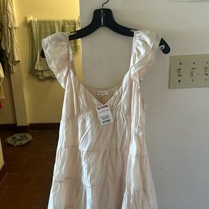 cute boho dress, cream color, never worn, new with tags